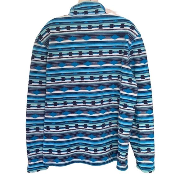 Chubbies Beach Club Western Graphic 1/4 Zip Pullover Fleece Sz L - Picture 2 of 4